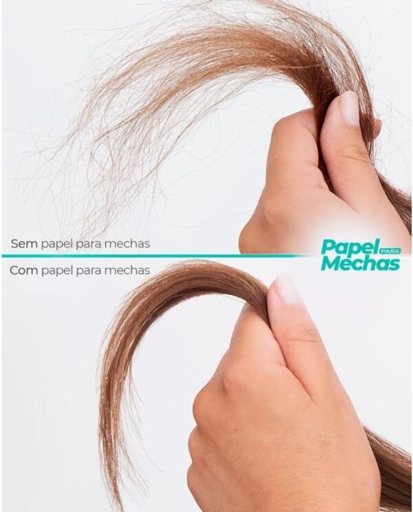 Papel Para Mechas Standard 120 folhas sustentável - Imagem 4