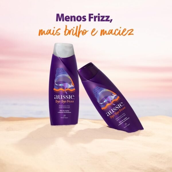 Aussie Bye Bye Frizz Óleo de Jojoba e Babosa Australiana Condicionador 360 ml - Imagem 3