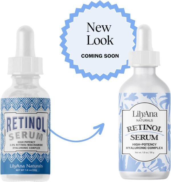 Sérum Retinol da LilyAna Naturals – Sérum Retinol para Rosto tem retinol puro (2,5%) para tratamento eficaz de manchas escuras e cicatrizes de acne – Sérum de vitamina C para rosto - Imagem 9
