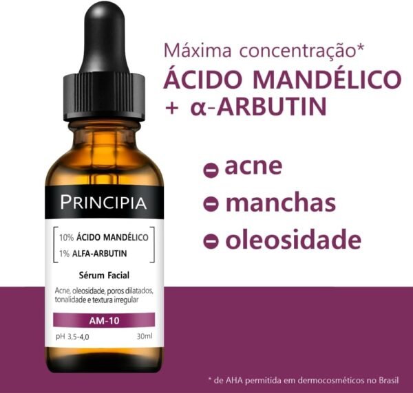 Sérum Principia Mandélico 10% + Arbutin - AM-10 Skincare - Imagem 4