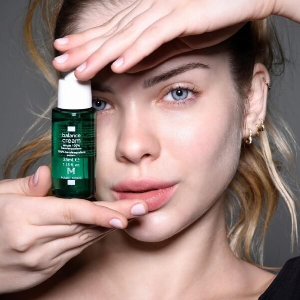 Sérum Facial Hemiesqualano Make More Natural Balance Cream 35ml Potencializa Coágeno - Imagem 7
