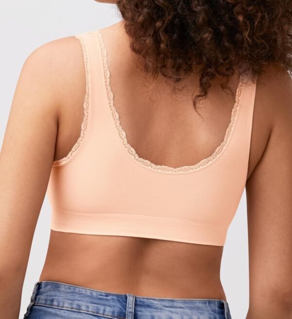 ENVY BODY SHOP Sutiã para dormir e mastectomia sem costura sem aro - Imagem 4