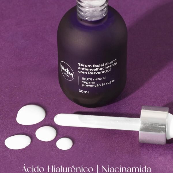 Serum Facial Diurno Antienvelhecimento Resveratrol 30ml Piatan Natural - Imagem 5