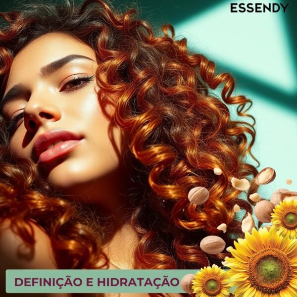 Condicionador Cachos Vegan 1L - Hidratação Profunda, Controle de Frizz e Definição - 100% Vegano e Natural, Com 7 Óleos Nutritivos - Imagem 5