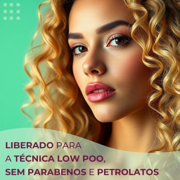 Condicionador Cachos Vegan 1L - Hidratação Profunda, Controle de Frizz e Definição - 100% Vegano e Natural, Com 7 Óleos Nutritivos - Imagem 8