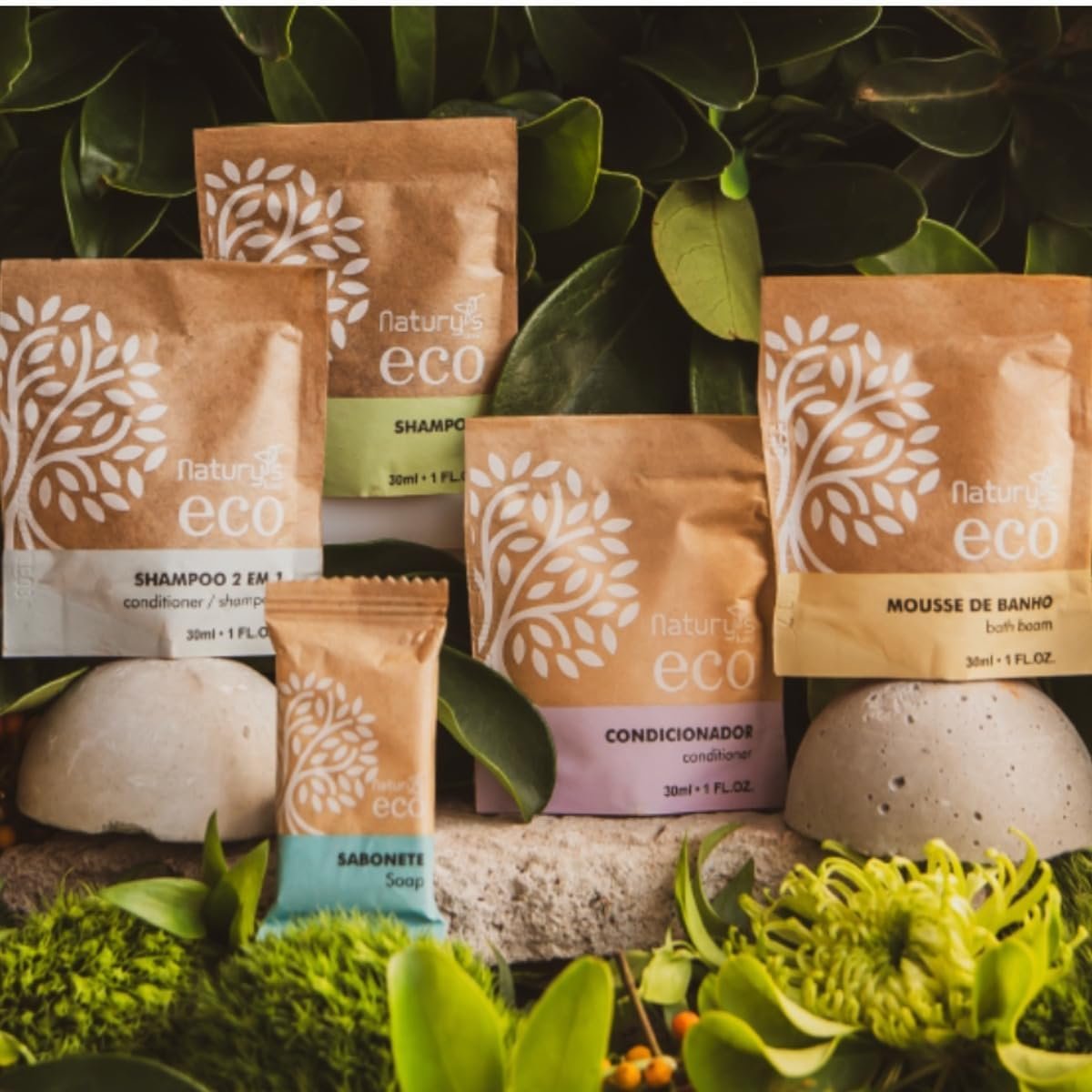 Kit 500 Sabonetes 15g Ecológico Floral Naturys Eco Embalagem de Papel Kraft Hotel Pousada Spa 5 Kit 500 Sabonetes 15g Ecológico Floral Naturys Eco Embalagem de Papel Kraft Hotel Pousada Spa - Imagem 5