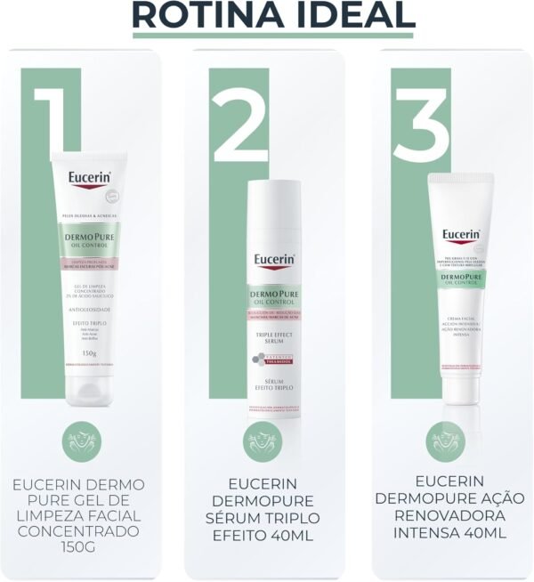 Eucerin Creme Facial – Dermo Pure Oil Control 40ml - Imagem 6