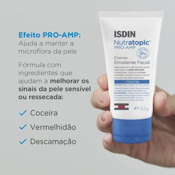 ISDIN Creme Facial Nutratopic Pro-AMP - 50,5g - Imagem 3