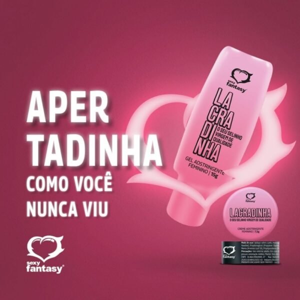 Lacradinha Gel Adstringente 15G Sexy Fantasy - Sex Shop - Imagem 2