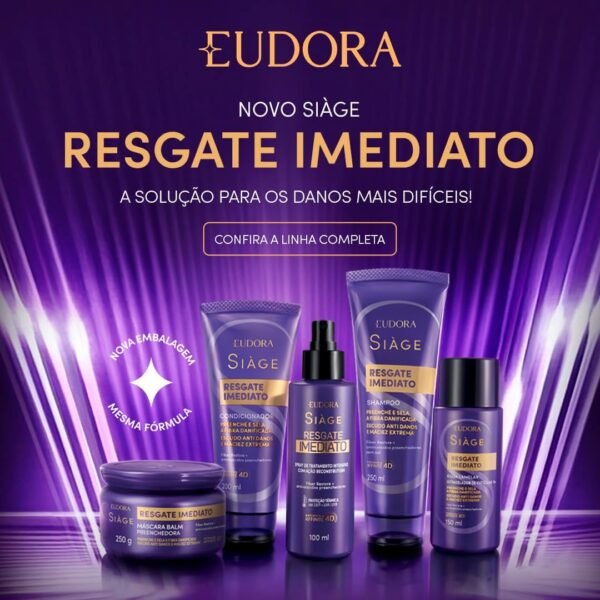 SIAGE MÁSCARA CAPILAR RESGATE IMEDIATO 250g - Imagem 3