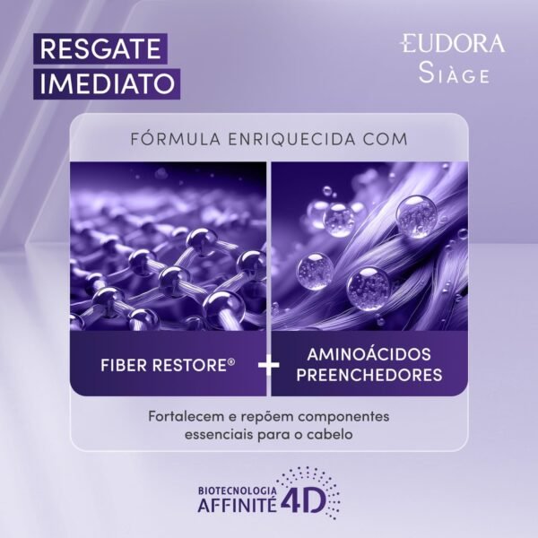 SIAGE MÁSCARA CAPILAR RESGATE IMEDIATO 250g - Imagem 6