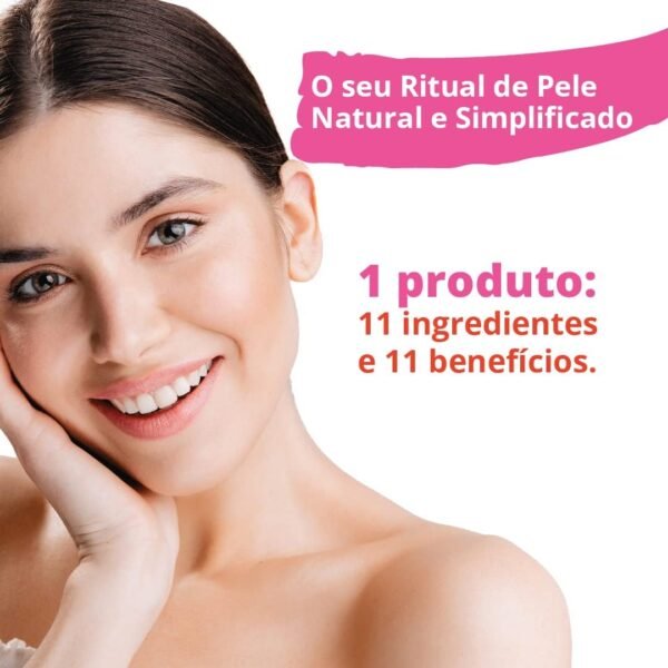 Sérum Facial 11em1 - Niacinamida +Rosa Mosqueta+ Extrato de Açaí - Pele hidratada, macia e iluminada-Unissex- Para todos os tipos de pele 95% Ingredientes Naturais - 30ml - Imagem 6