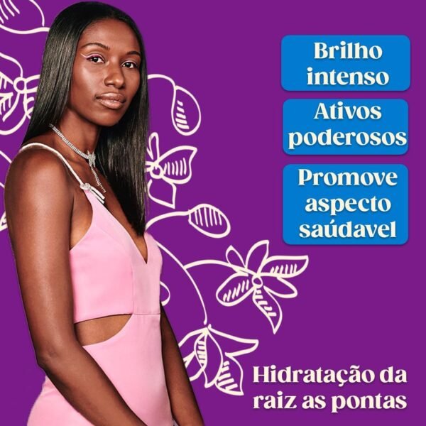 Salon Line, Kit Shampoo e Condicionador, SOS Hidratação, Óleo de Rícino, Vegano - Cabelos Lisos, Ondulados, Cacheados e Crespos, 1 L cada - Imagem 3