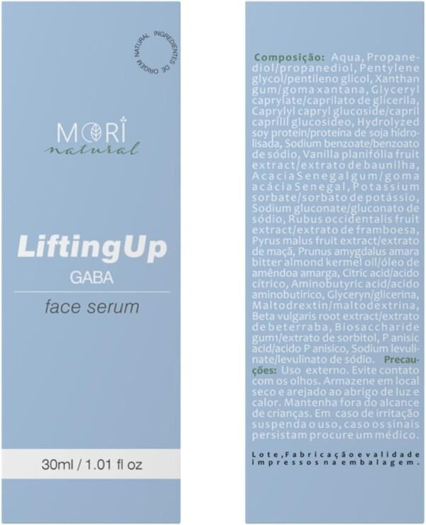 Sérum Facial Lifting Up Mori Natural 30ml - Gaba - Imagem 3