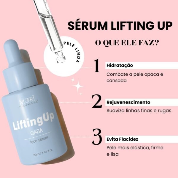 Sérum Facial Lifting Up Mori Natural 30ml - Gaba - Imagem 5