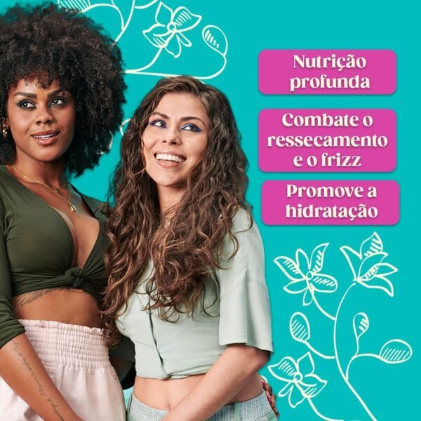 Salon Line, Kit Shampoo e Condicionador, SOS Hidratação, Azeite de Oliva, Vegano - Cabelos Ondulados, Cacheados e Crespos, 1 L cada - Imagem 3