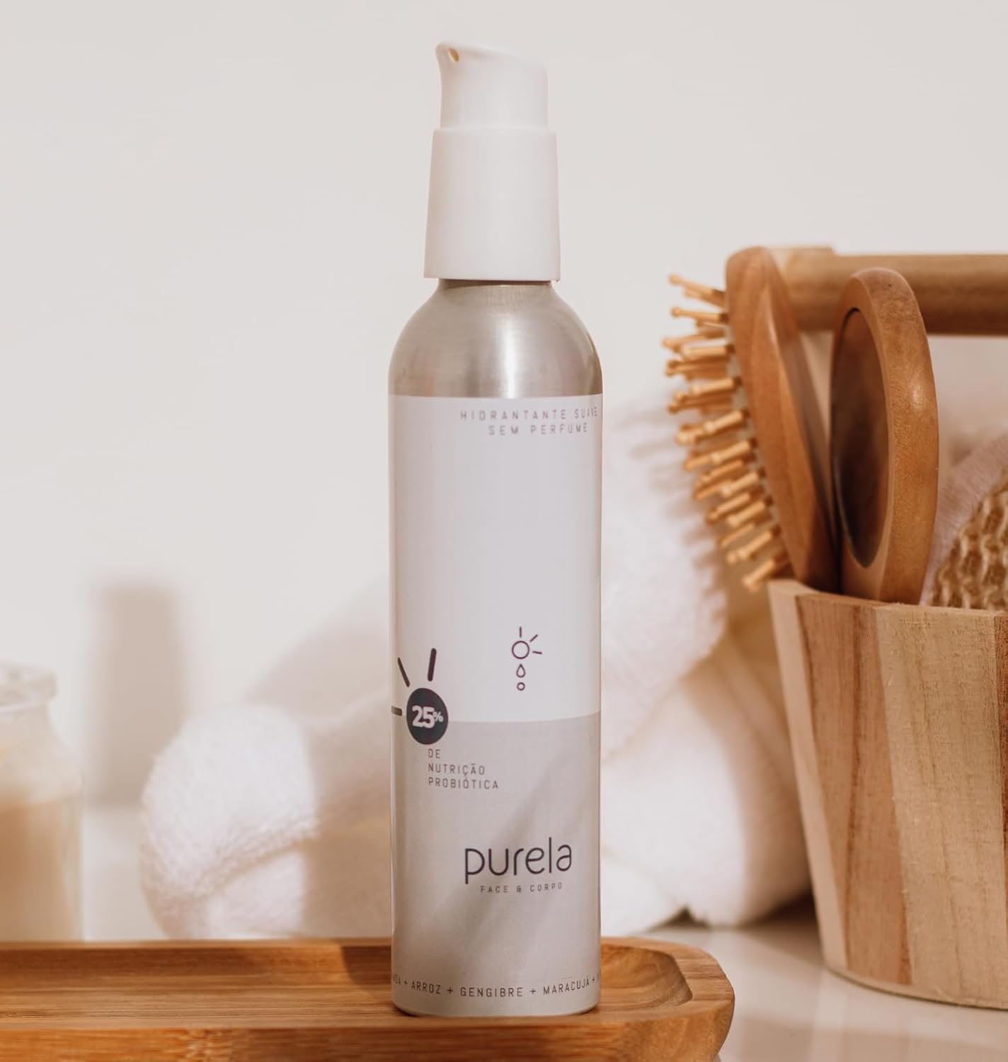 Hidratante Suave sem Perfume - Natural e Vegano - Purela 4 Hidratante Suave sem Perfume - Natural e Vegano - Purela - Imagem 4