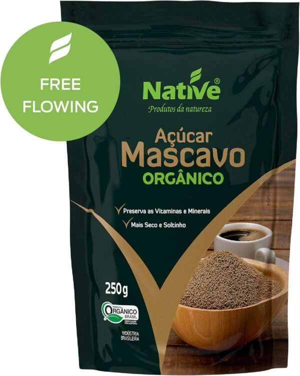 Açúcar Mascavo Orgânico, Native, 250 g - Imagem 3