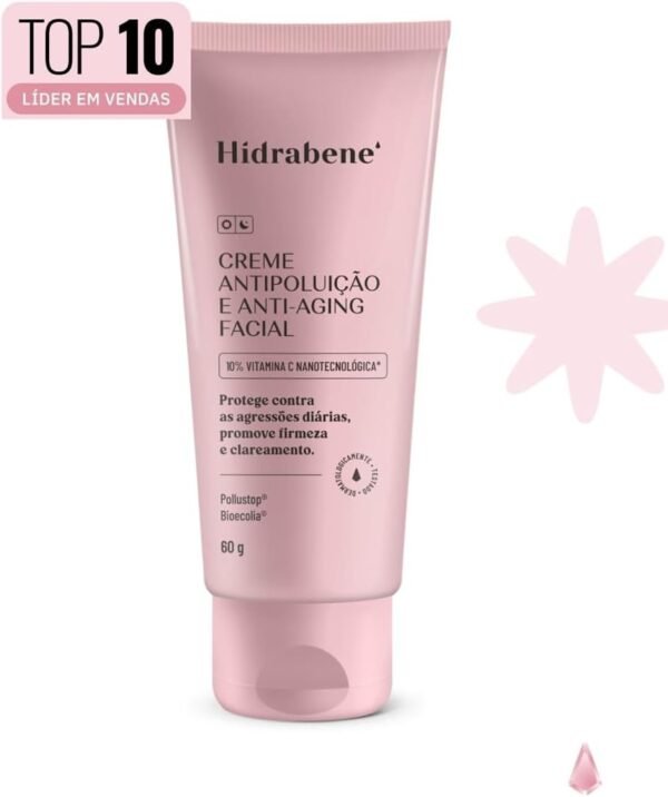Creme Antipoluição Anti-Aging Facial 60g - Hidrabene - Imagem 2