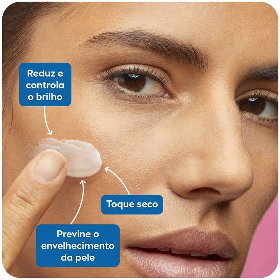 NIVEA Protetor Solar Facial Sun Toque Seco Antissinais Fps60 50Ml + Creme Facial Antissinais 100G 4 NIVEA Protetor Solar Facial Sun Toque Seco Antissinais Fps60 50Ml + Creme Facial Antissinais 100G - Imagem 5