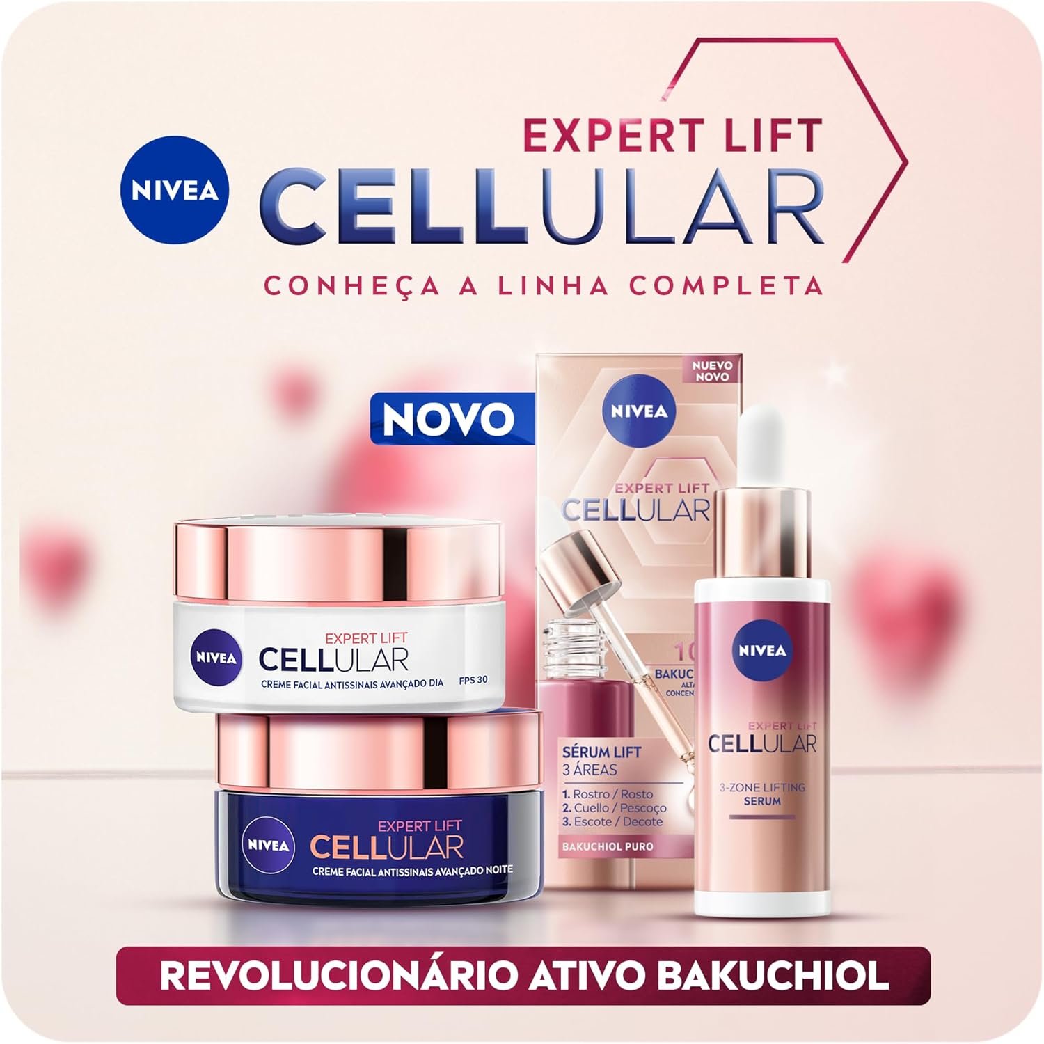 NIVEA Sérum Facial Cellular Expert Lift Bakuchiol 30ml 4 NIVEA Sérum Facial Cellular Expert Lift Bakuchiol 30ml - Imagem 4