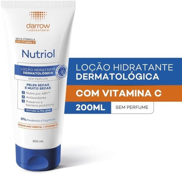 Darrow Nutriol Hidratante Sem Perfume 200Ml Nova Fórmula - - Imagem 2