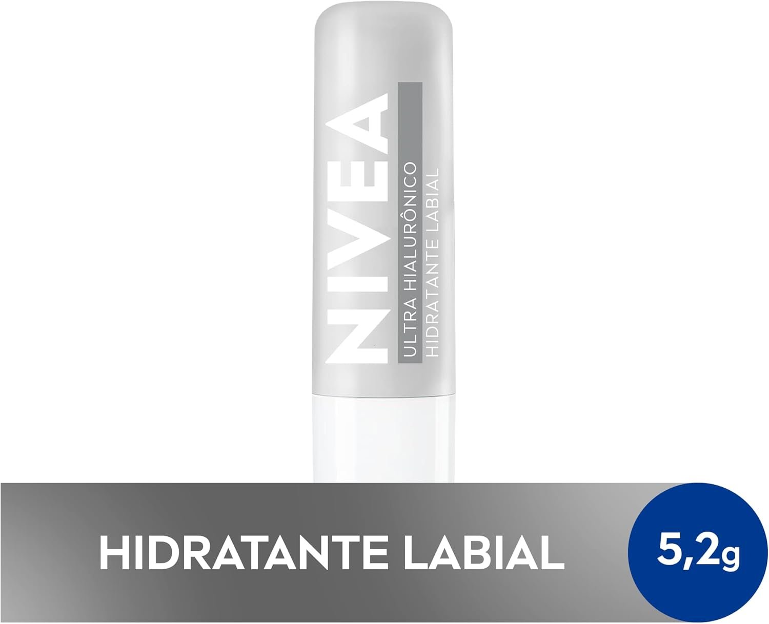 NIVEA Hidratante Labial Ultra Hialurônico 5,2g 2 NIVEA Hidratante Labial Ultra Hialurônico 5,2g - Imagem 2
