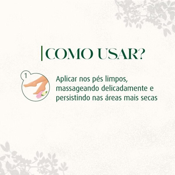 H'originée Brasil Creme Hidratante para os Pés, Remove Rachaduras e Repara Calcanhares Danificados, Vegano - 60g - Imagem 4