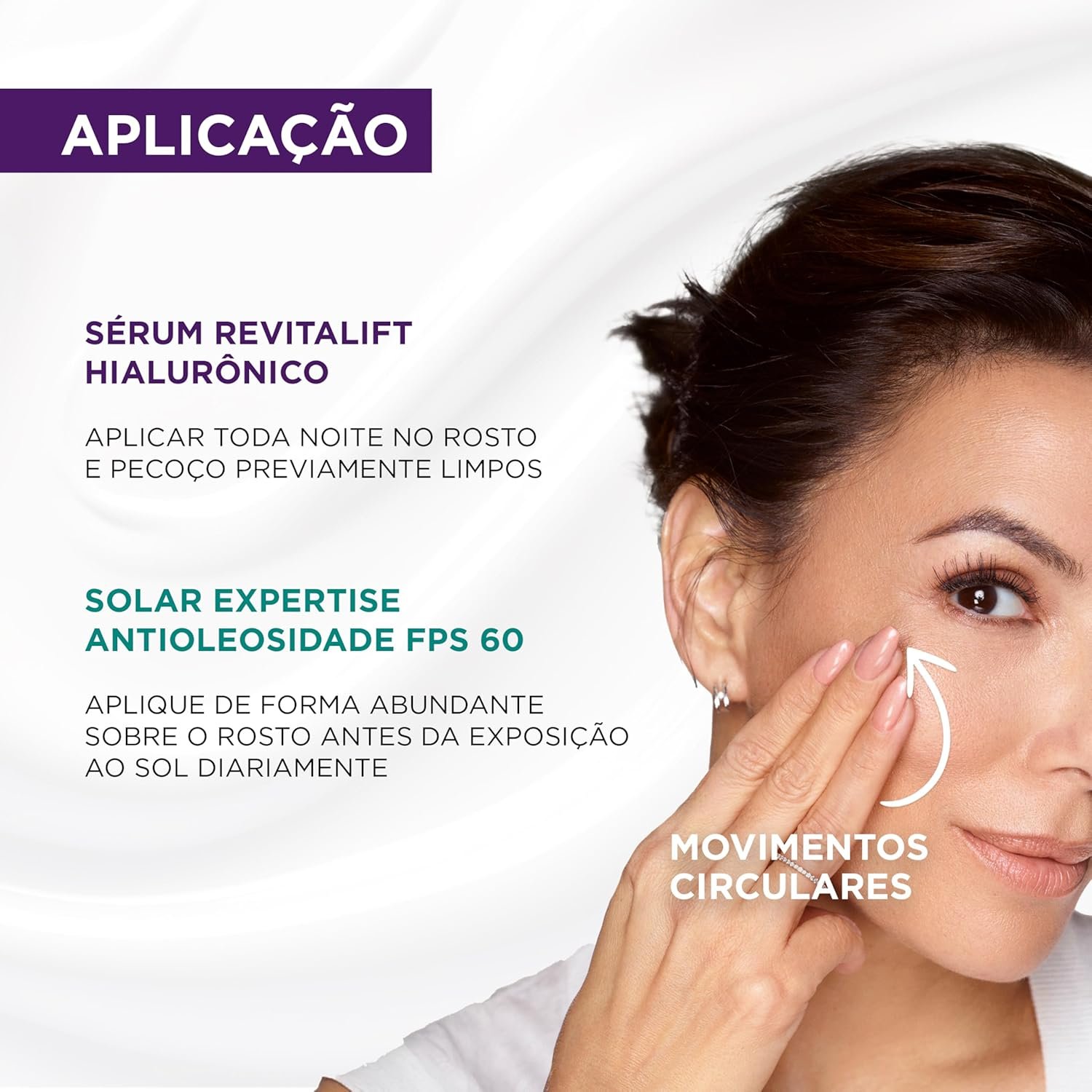 Kit L'Oreál Paris Sérum Revitalift Hialurônico 30ml + Solar Expertise facial Antioleosidade FPS60 25g 3 Kit L'Oreál Paris Sérum Revitalift Hialurônico 30ml + Solar Expertise facial Antioleosidade FPS60 25g - Imagem 3