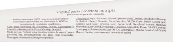 Vegana Pasta Protetora Nutripes 60ml, VEGANA - Imagem 3