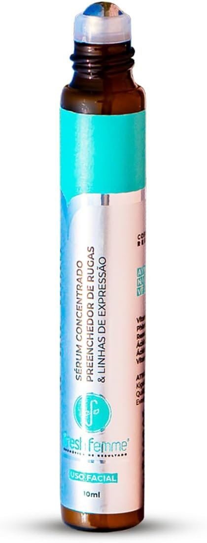 Fresh Femme Sérum Facial Reparador Concentrado, Preenchedor de Rugas, com Vitamina C, Ácido Hialurônico e Ativos Vegetais - 10 ml - Embalgem de aplicação prática e localizada 6 Fresh Femme Sérum Facial Reparador Concentrado, Preenchedor de Rugas, com Vitamina C, Ácido Hialurônico e Ativos Vegetais - 10 ml - Embalgem de aplicação prática e localizada - Imagem 9