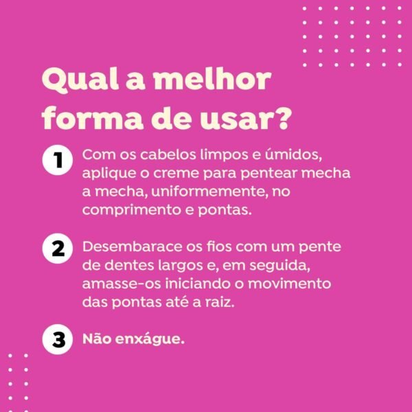 Salon Line, Creme para Pentear, SOS Cachos Kids, Hidratação Chiclete, Vegano - Para Cabelos Ondulados, Cacheados e Crespos, 300ml - Imagem 5