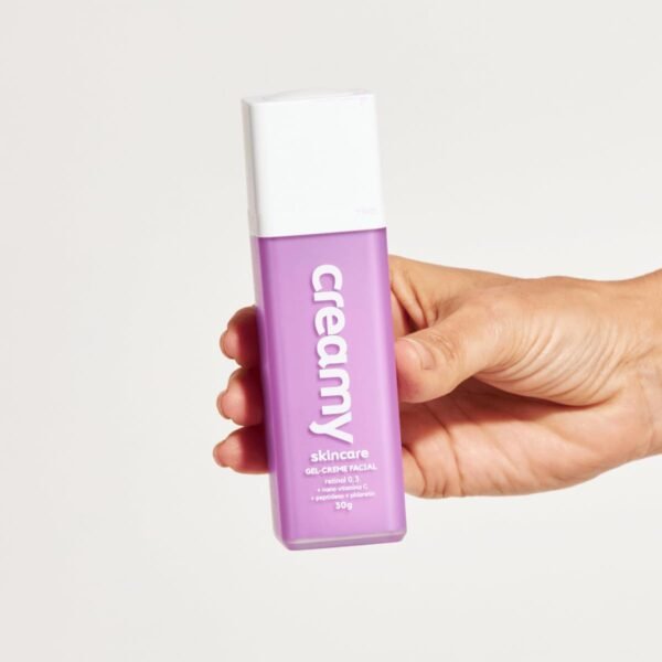 Creamy Skincare Gel-Creme Retinol 30g | Melhora Rugas Profundas, Uniformiza a Textura e o Tom da Pele, Normaliza a Espessura da Pele | Uso Noturno, Todos os Tipos de Pele - Imagem 3