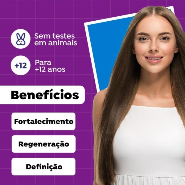 Salon Line, SOS Hidratação, Kit Hidratação Turbinada com Máscara Bio-Reconstrução, Somente a Máscara Capilar Não é Vegana - Para Cabelos Lisos, Ondulados, Cacheados e Crespos, 1 L e 1 kg - Imagem 4