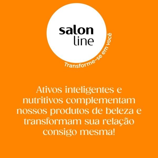 Salon Line, Máscara Capilar, Maria Natureza, Hidratação Sem Pesar, Óleo e Água de Coco, Vegana - Todos os Tipos de Cabelos, 200 g - Imagem 5