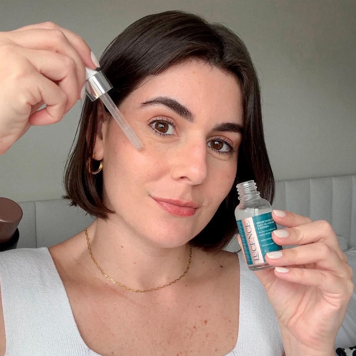 Kit Lucence Sérum Eye Care 10ml + Sérum Facial 30ml Original 4 Kit Lucence Sérum Eye Care 10ml + Sérum Facial 30ml Original - Imagem 4