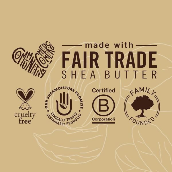 SheaMoisture Máscara Capilar de Manteiga de Karité Orgânica, 326g, Hidratação Intensiva - Imagem 7