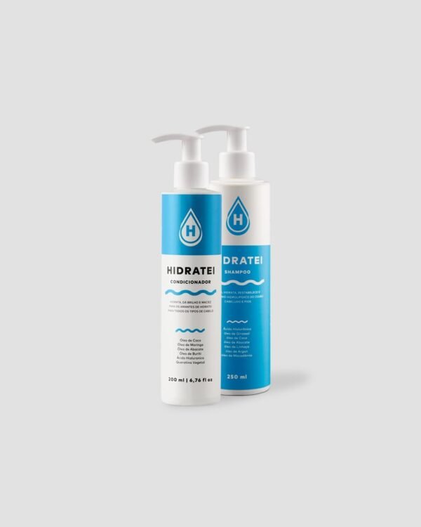 Leave-in + Super Máscara +Shampoo e Condicionador Hidratei - Imagem 3