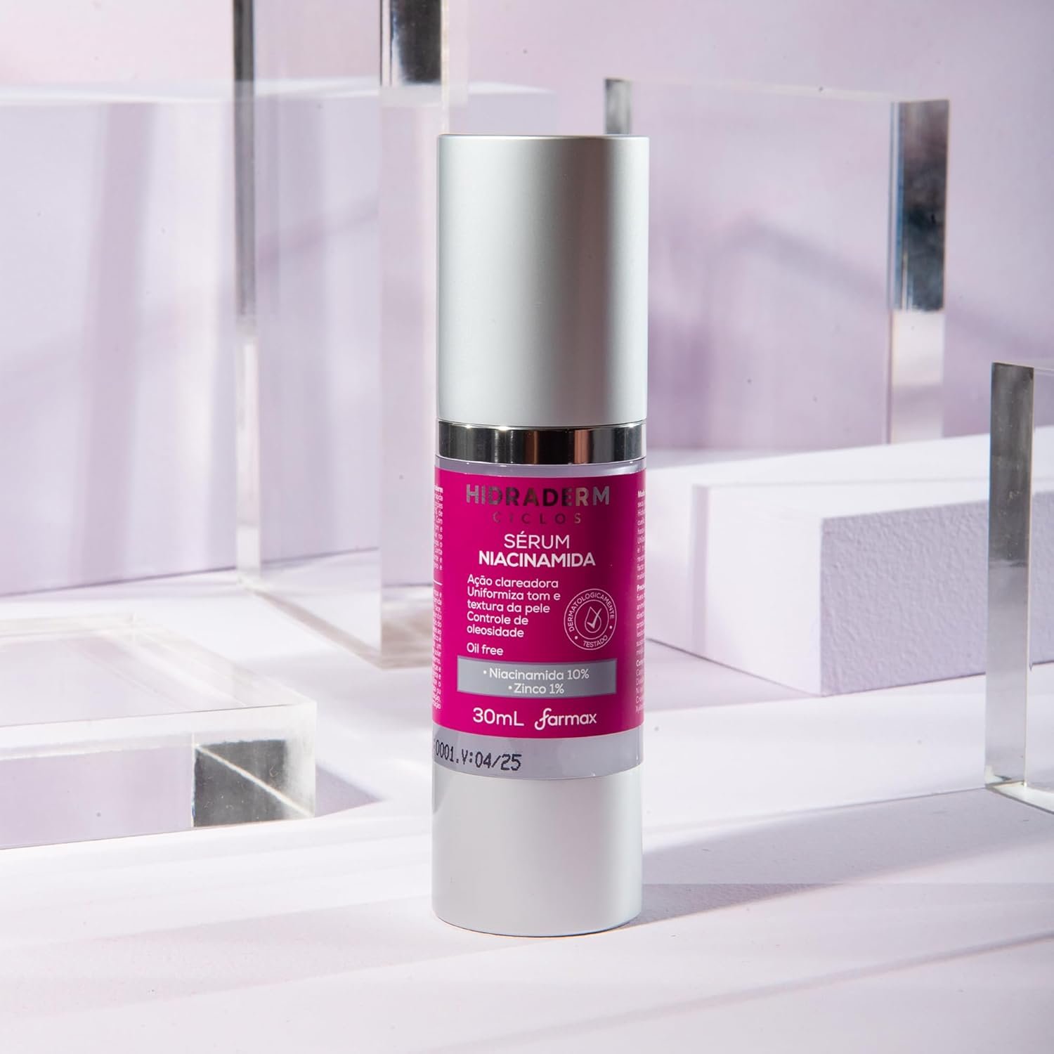 Farmax - Serum Facial Hidraderm Ciclos 30Ml Niacinamida 2 Farmax - Serum Facial Hidraderm Ciclos 30Ml Niacinamida - Imagem 2