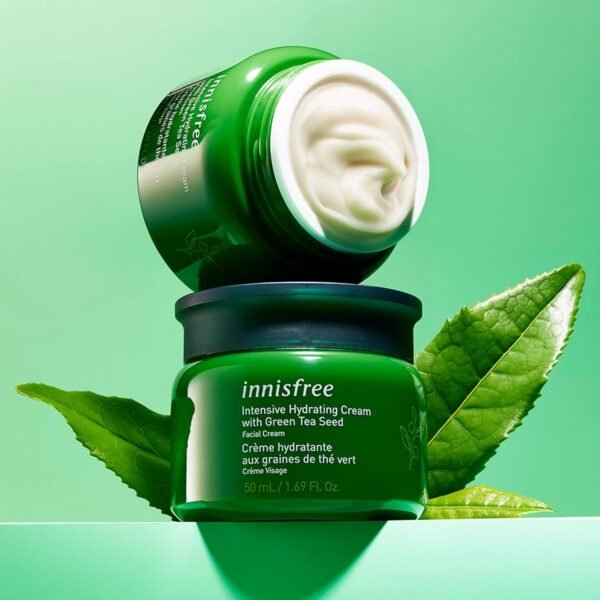 Innisfree the Green Tea Seed Deep Cream 50ml(New 2013), korean Best Cosmetics - Imagem 4
