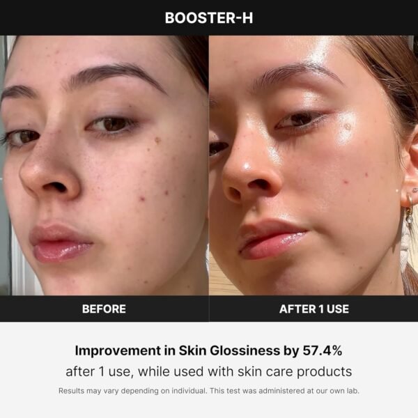 medicube Booster H - Ferramenta coreana de cuidados com a pele - Booster de brilho facial para maximizar e aumentar a absorção de cuidados com a pele - sem agulha - Imagem 3