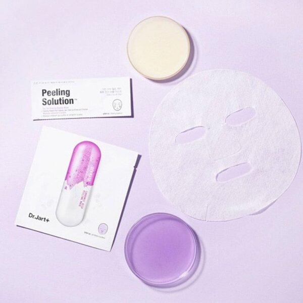 Dr. Jart+ Peeling Solution Sheet Facial Mask For Unisex 5 Pc Mask - Imagem 3