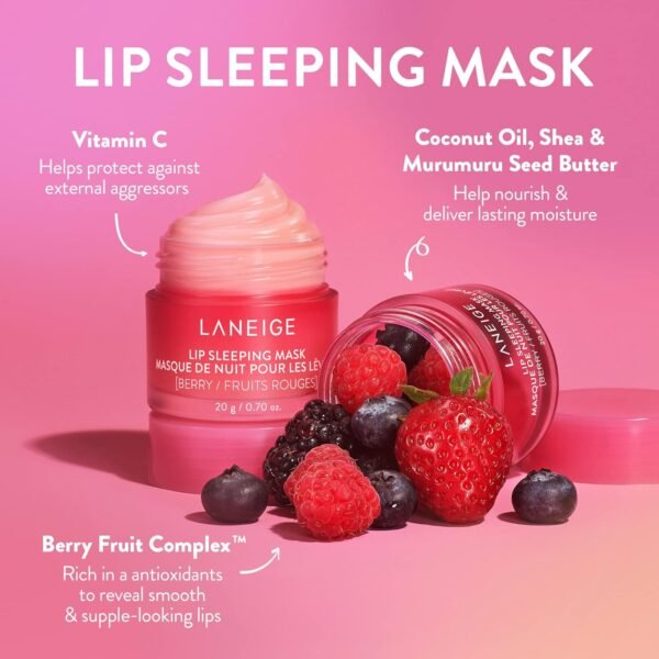 LANEIGE Lip Sleeping Mask - Pink Lemondade Swirl - Imagem 6