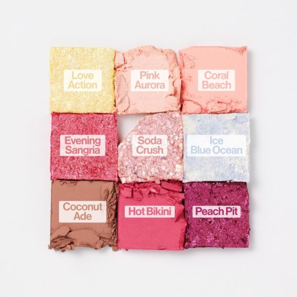 UNLEASHIA Glitterpedia Eye Shadow |Palette|Eye Makeup|Point Makeup Vegan|Cosmetics|Korean Cosmetics|Daily|matte|glitter|shimmer|pearl|daily|party|sparkling… (NO.7 All of Peach Ade) - Imagem 5