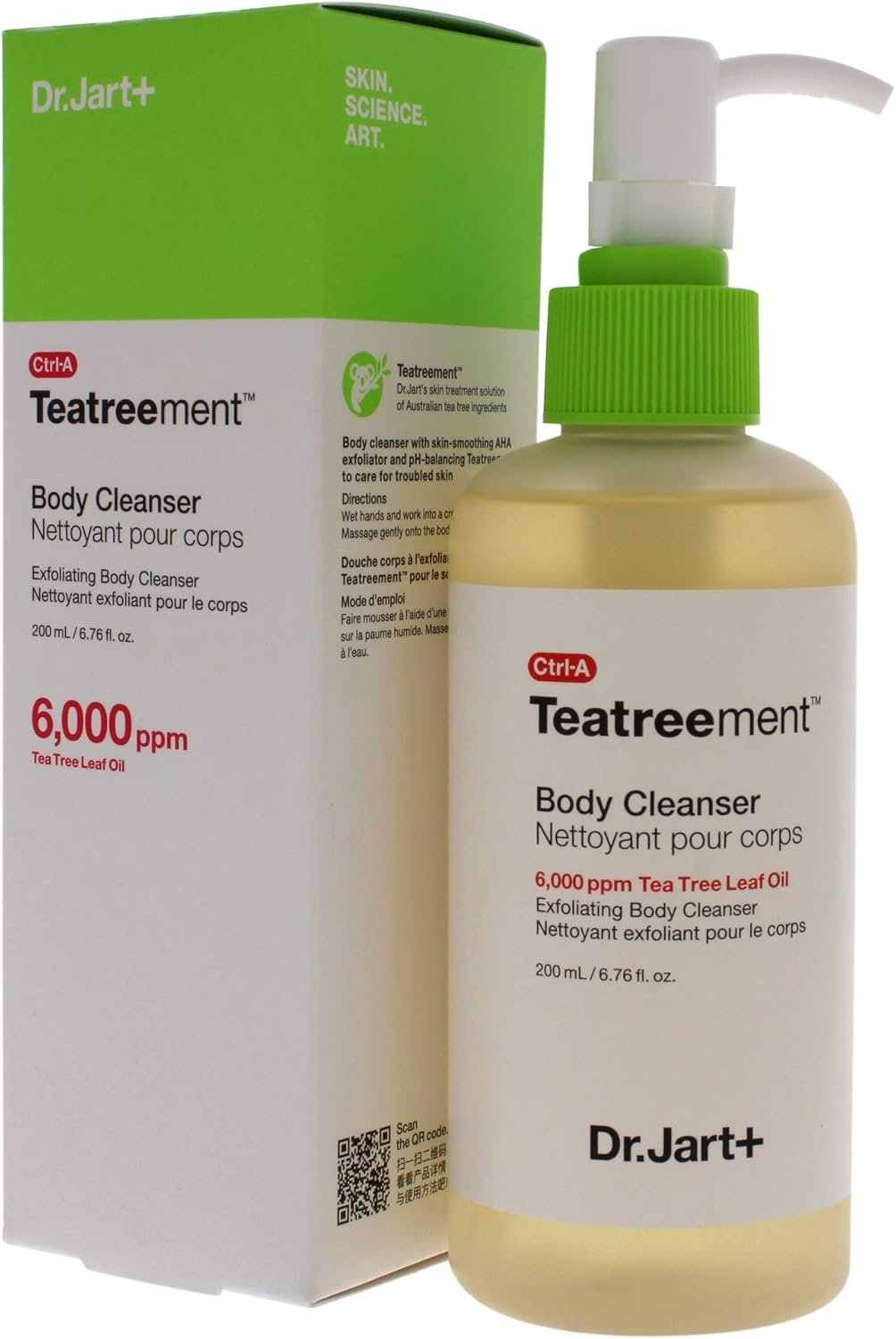 Dr. Jart + Ctrl A teatreement limpador corporal unissex 200 ml 3 Dr. Jart + Ctrl A teatreement limpador corporal unissex 200 ml - Imagem 3