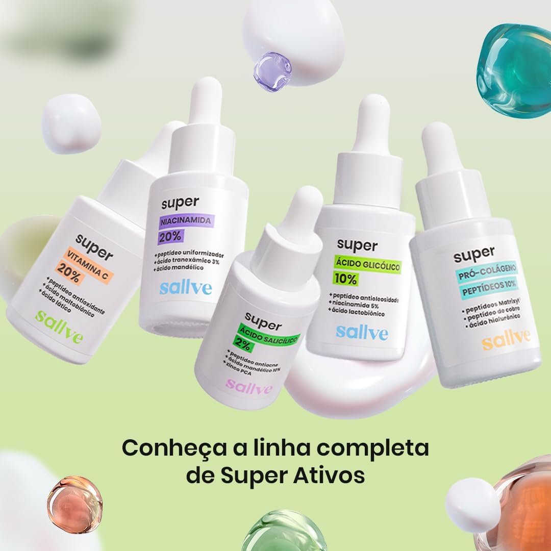 Sallve Super Ácido Glicolico 10% 30ml 3 Sallve Super Ácido Glicolico 10% 30ml - Imagem 3