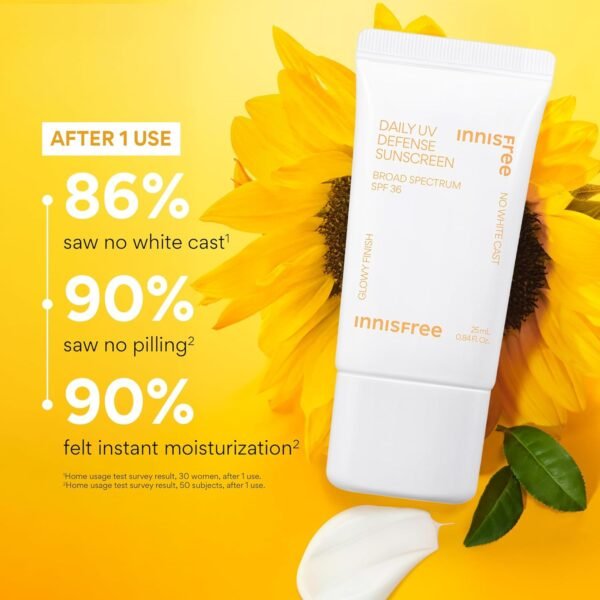 innisfree Jumbo Daily UV Defense Invisible Broad Spectrum SPF 36 Sunscreen - Imagem 3