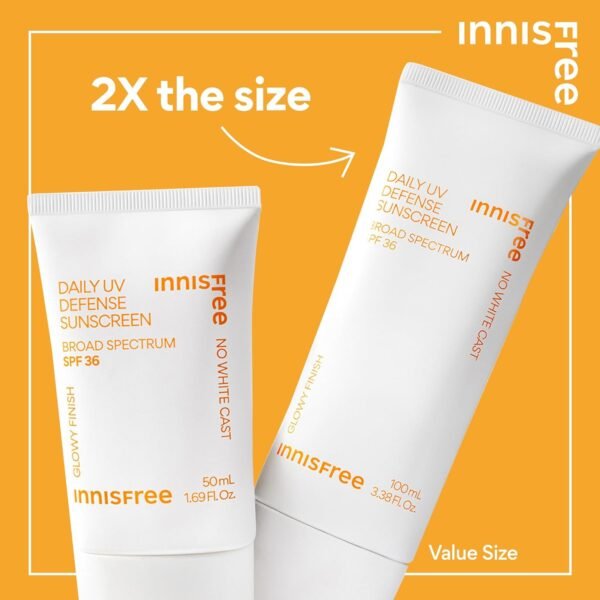 innisfree Jumbo Daily UV Defense Invisible Broad Spectrum SPF 36 Sunscreen - Imagem 10