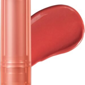 innisfree Bálsamo labial Dewy Tint com ácido hialurônico hidratante e ceramidas, protetor labial coreano colorido, Love Bege