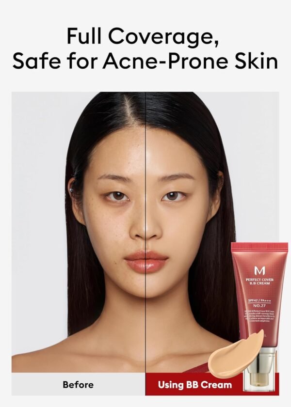 Base Facial Missha Perfect Cover BB Cream SPF 42 27 Honey Beige - Imagem 4